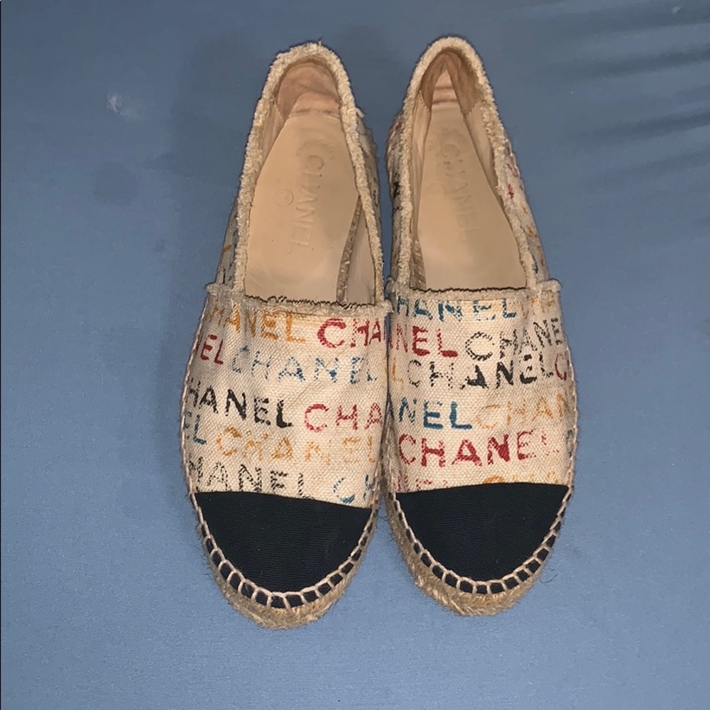 Chanel espadrilles flats